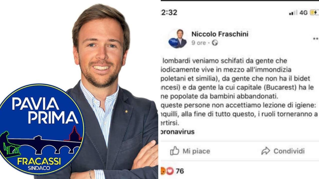 niccolò-fraschini Il consigliere di destra di Pavia e la squallida battuta: "Se una potenza ci invade, rinunciamo a Napoli"