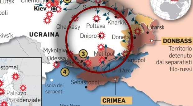6552864_09193756_dnipro_guerra_russia_ucraina Russia: "Il nostro obiettivo è il pieno controllo del sud-est dell'Ucraina"
