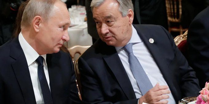 Putin e Guterres Guerra in Ucraina, Guterres incontra Putin a Mosca il 26 aprile