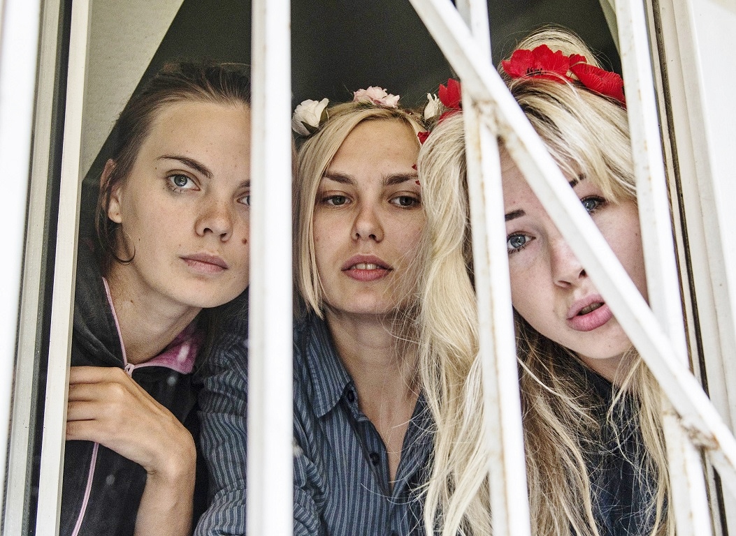 Sasha Shevchenko, fondatrice delle Femen, le femministe che protestano in topless Sasha Shevchenko, fondatrice delle Femen, le femministe che protestano in topless