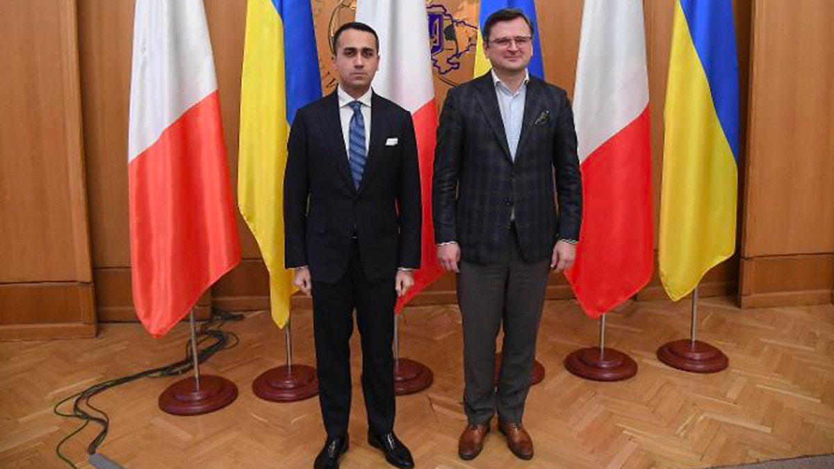 di-maio-kuleba Ucraina, Di Maio a Kuleba: "Massimo supporto, pronte nuove sanzioni alla Russia"