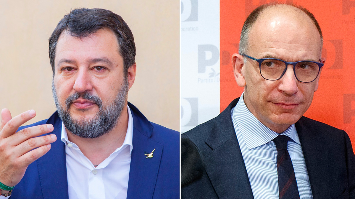 salvini-letta Salvini a Mosca, Letta non fa sconti: "Vogliamo risposte, non deve finire a tarallucci e vino"