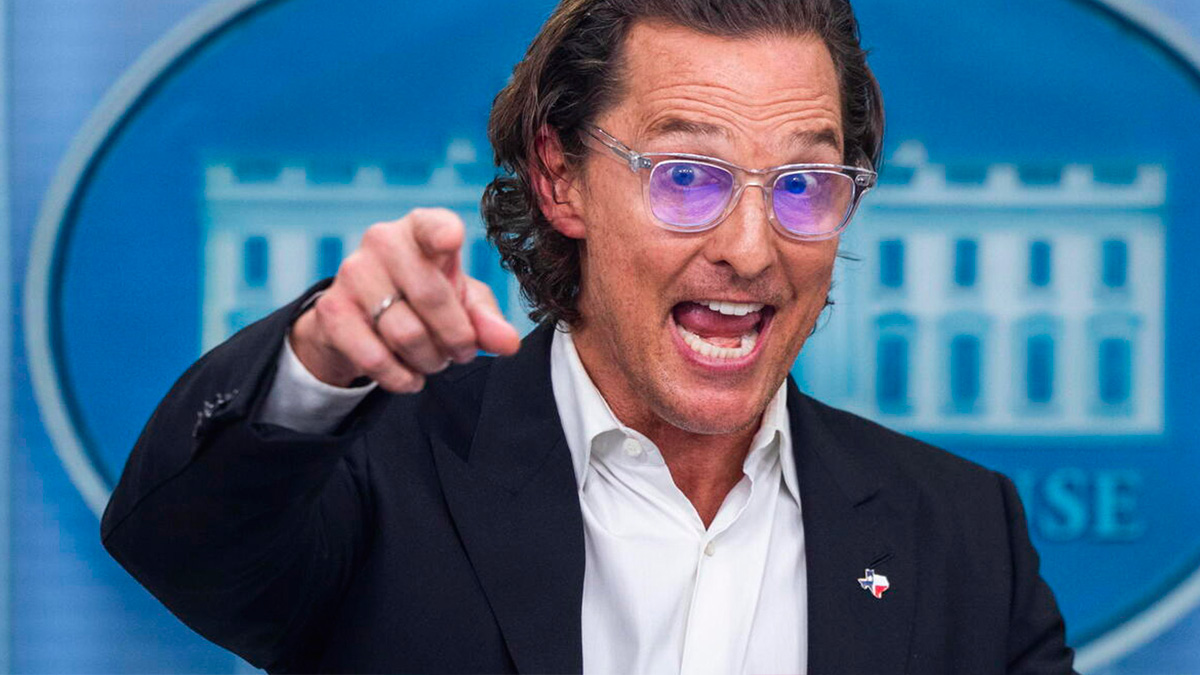 L'attore Matthew McConaughey alla Casa Bianca, l'invettiva contro le armi: "Ora possiamo cambiare"