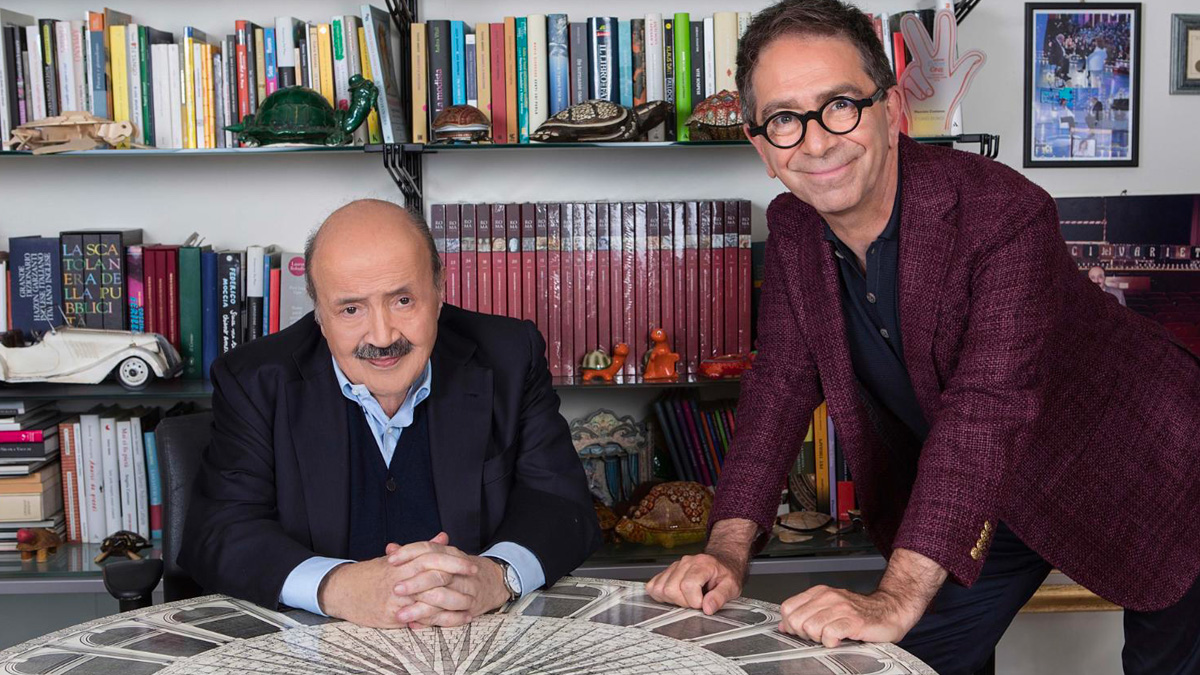 costanzo-strabioli "Io li conoscevo bene", questa sera alle 23.15 su Rai3: Maurizio Costanzo parla di Federico Fellini