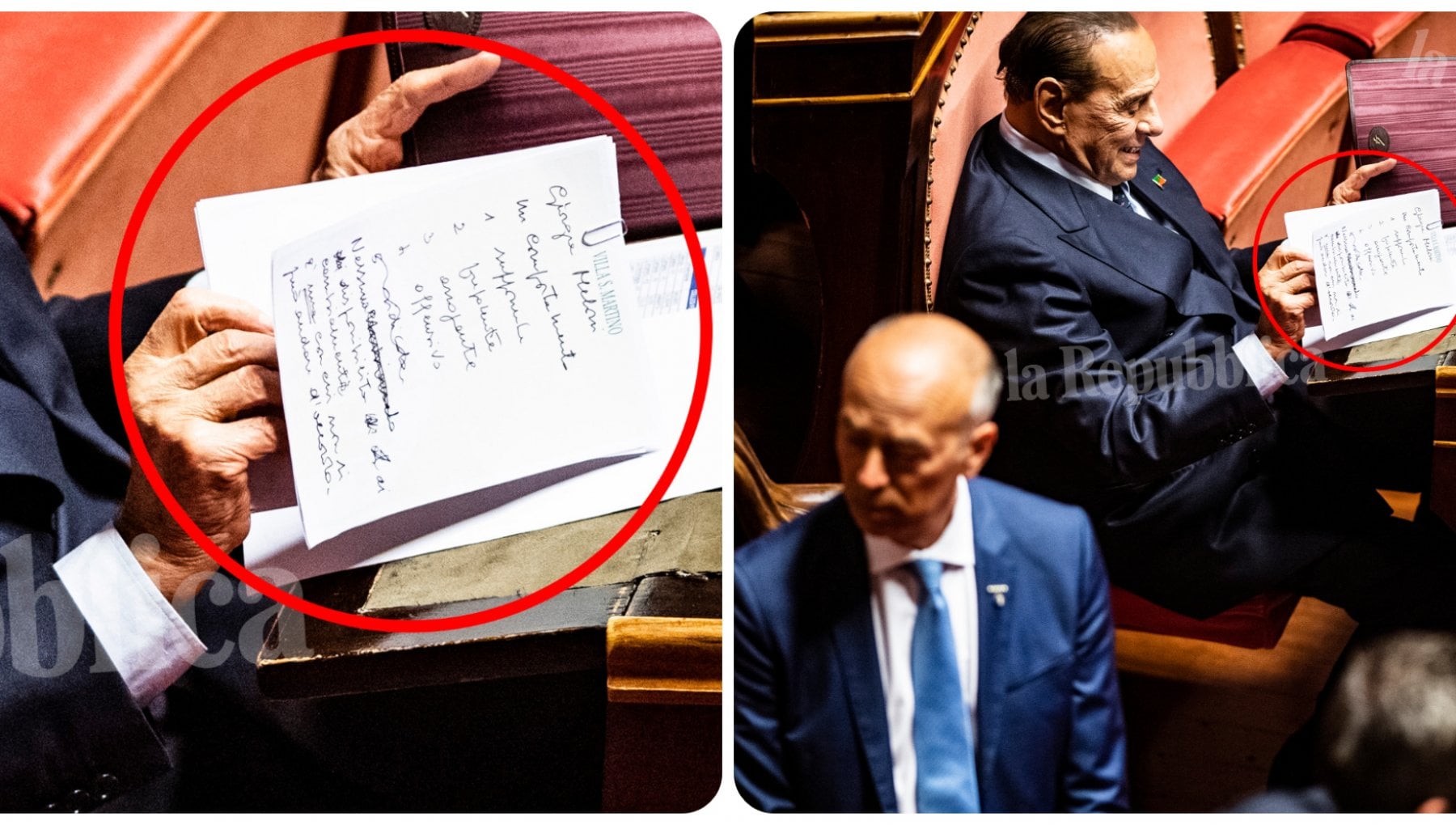 berlusconi-foglio-meloni Berlusconi e il foglio con le 'critiche' a Meloni, La Russa: "Silvio dicci che è un fake"