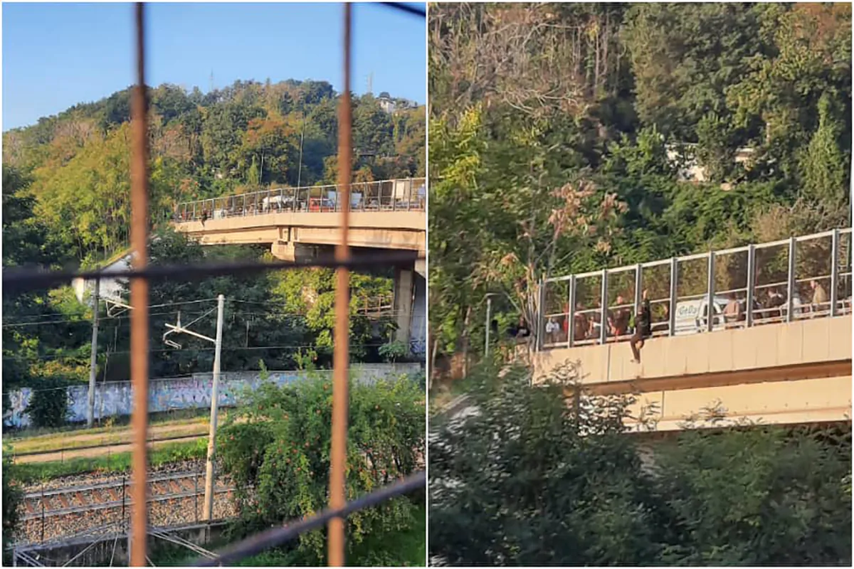 ragazzo-minaccia-suicidio-ponte-pianura Minaccia di lanciarsi dal cavalcavia, traffico in tilt sul raccordo intorno a Napoli