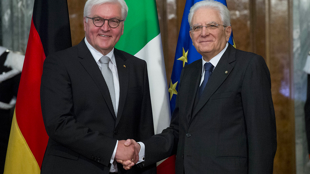 steinmeier-mattarella Mattarella a Steinmeier: "Attenuare il costo dell'energia per famiglie e imprese"