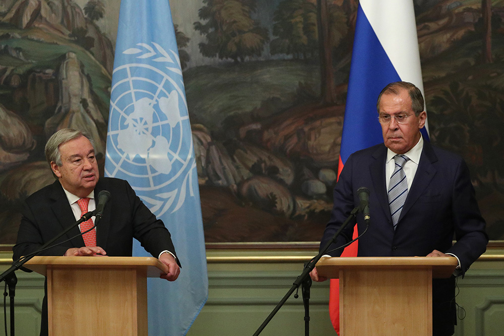 Al G20 l'atteso incontro Lavrov-Guterres sull'accordo sul grano