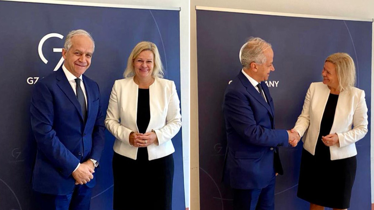 piantedosi-faeser Migranti, vertice Italia - Germania: "Piena convergenza per governare i flussi migratori"