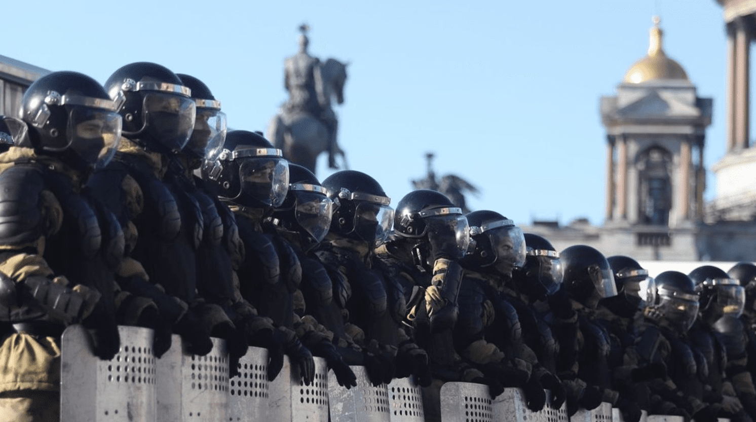 polizia russa antisommossa