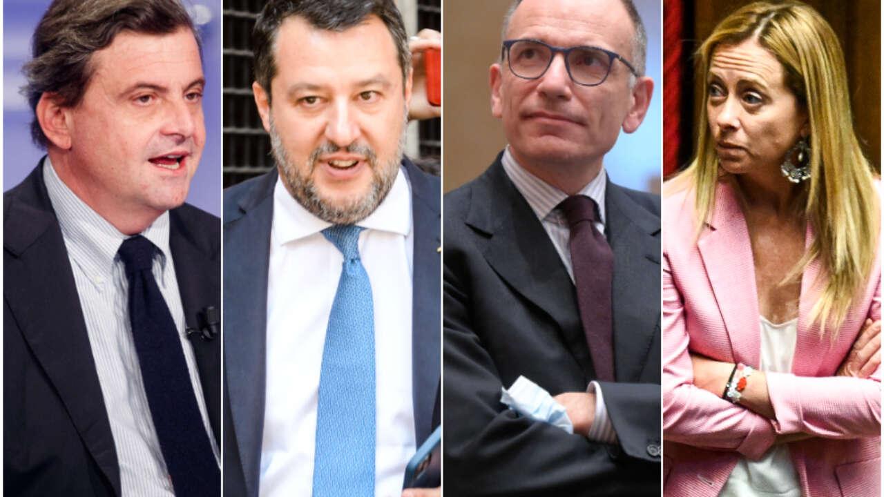 meloni-letta-calenda-salvini- Meloni trasformata, Salvini boomer, Letta anonimo: ecco come si comportano i politici sui social