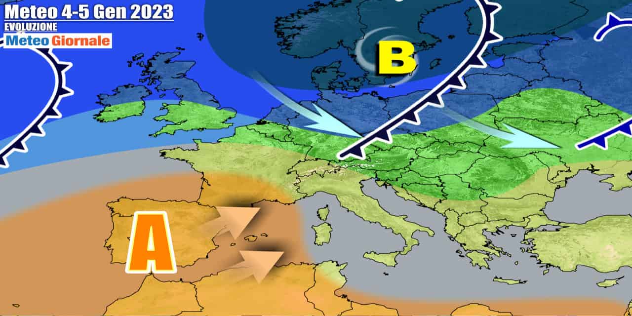 meteo-4-5-gen-2023 Gennaio caldo: fino a 10 gradi sopra la media per tutta la settimana