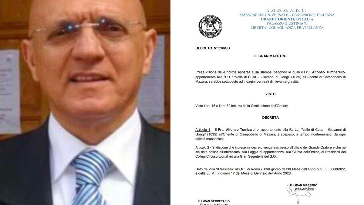 tumbarello-massoneria-messina-denaro Tumbarello, ecco chi è il medico della massoneria che proteggeva Matteo Messina Denaro