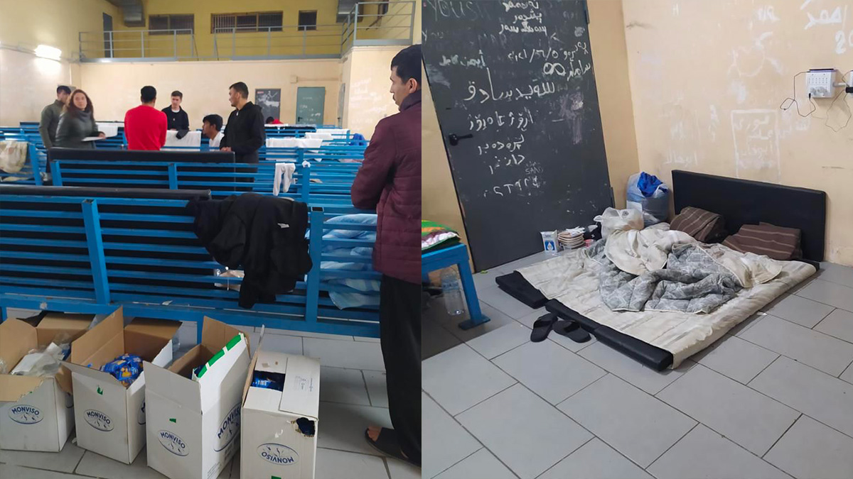 cutro-migranti-condizioni A Cutro i migranti senza letti, riscaldamenti e lenzuola. Mari (Avs): "Mi vergogno"