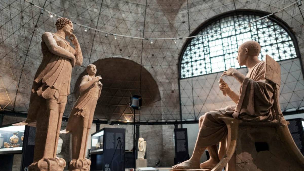 Orfeo e le Sirene gruppo scultoreo Reati contro il patrimonio culturale: oltre 3 milioni di beni recuperati in 50 anni
