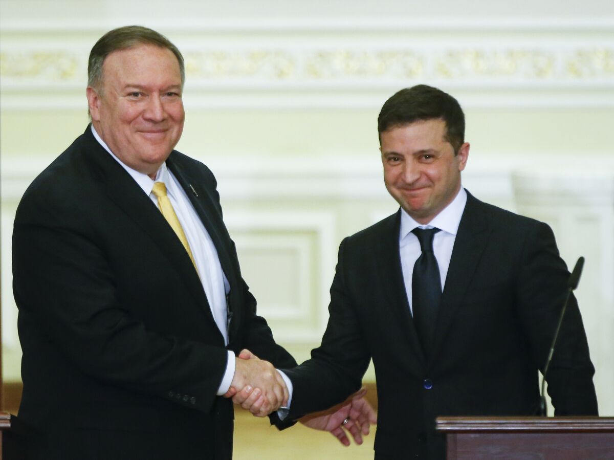 Zelensky ha incontrato Mike Pompeo: "Con l'Ucraina per la libertà e la democrazia"