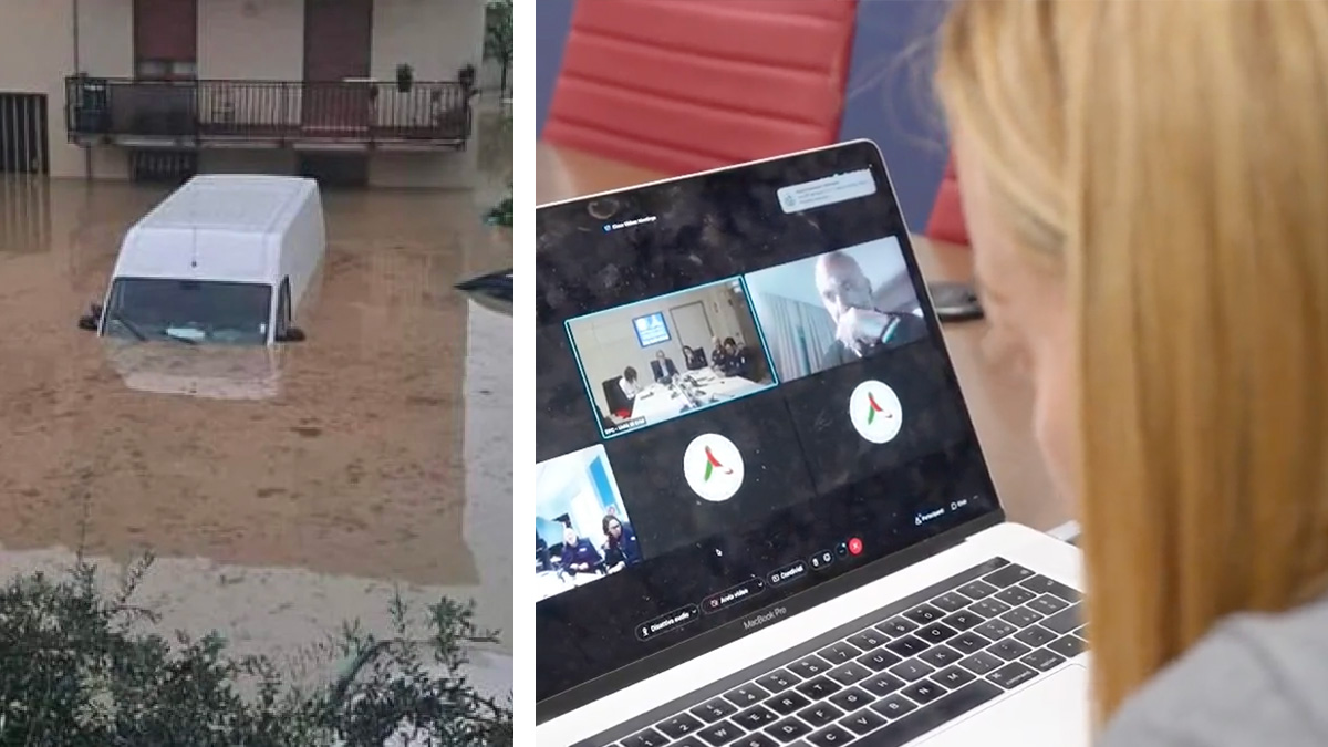 meloni-vertice-maltempo Maltempo in Emilia Romagna, vertice tra Meloni, Musumeci e Bonaccini: "Mettere in sicurezza le persone"