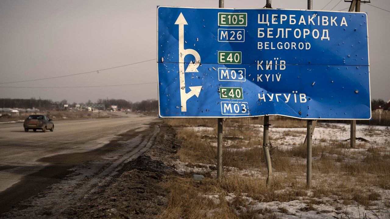 Ucraina, cartello stradale Belgorod Gli 007 di Kiev segnalano l'uccisione di un colonnello russo da parte delle milizie anti-Putin