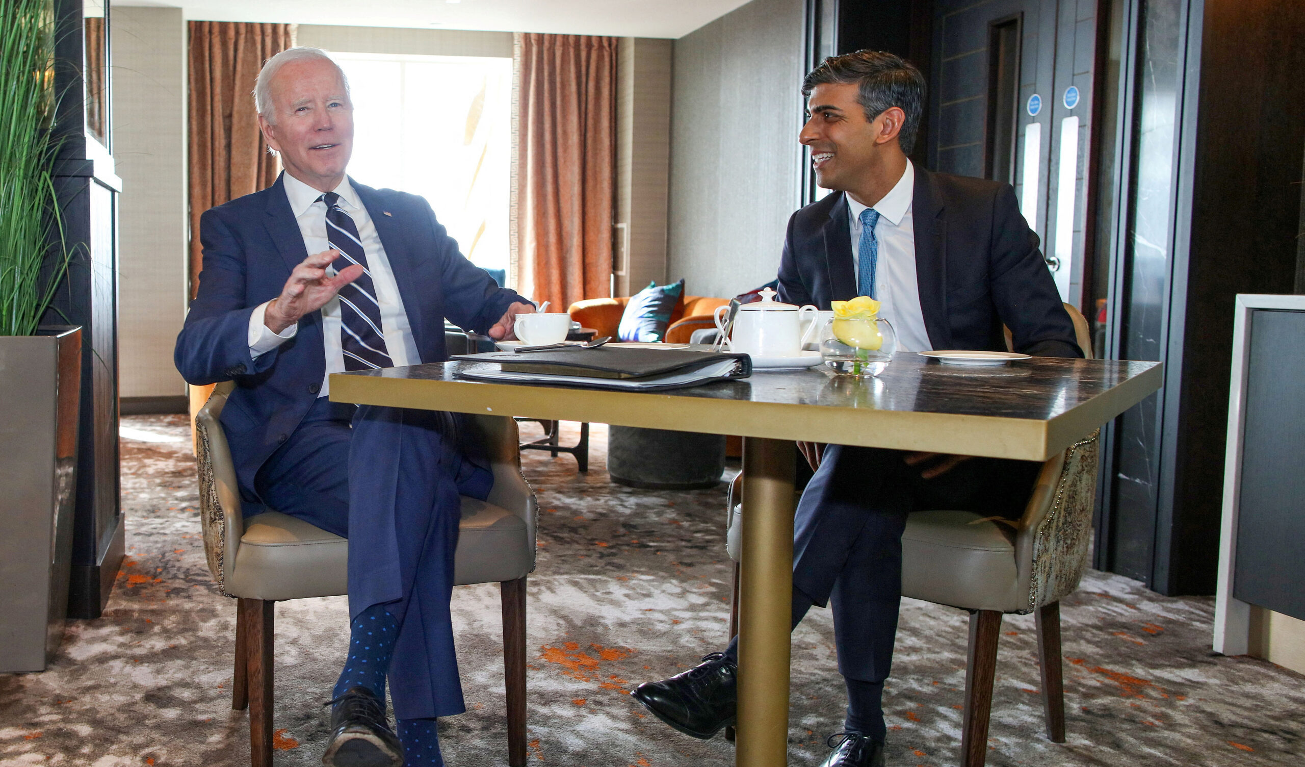 Biden e Sunak: intesa atlantica in chiave anti-Cina (e Russia) Biden e Sunak: intesa atlantica in chiave anti-Cina (e Russia)