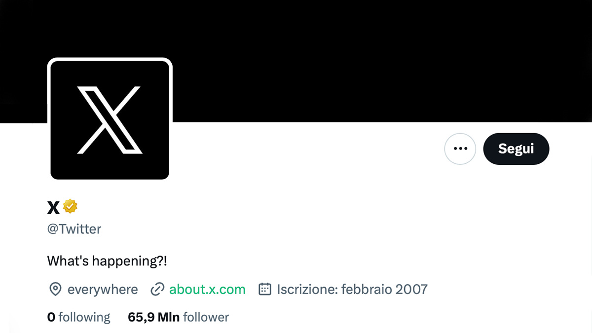 Senza titolo-1-1 Twitter è finito, l'account social non esiste più, al suo posto nasce X: ecco cosa è successo