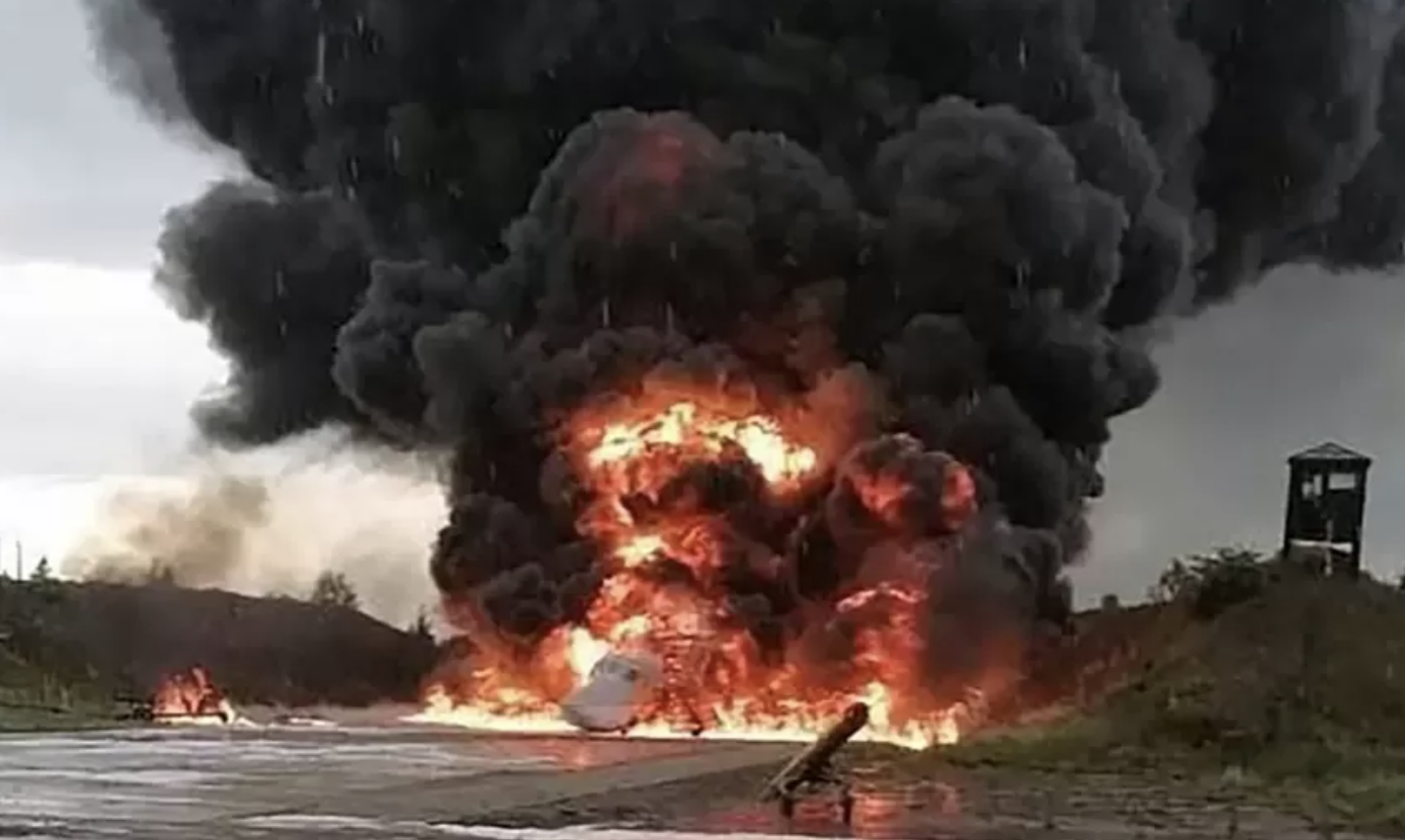 Screenshot 2023-08-22 alle 01.03.55 Un drone ucraino distrugge un bombardiere russo supersonico Tupolev Tu-22