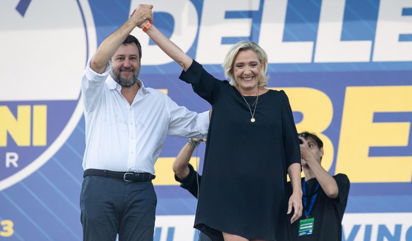 Salvini-Le Pen, summit reazionario all'insegna della xenofobia e del menefreghismo climatico