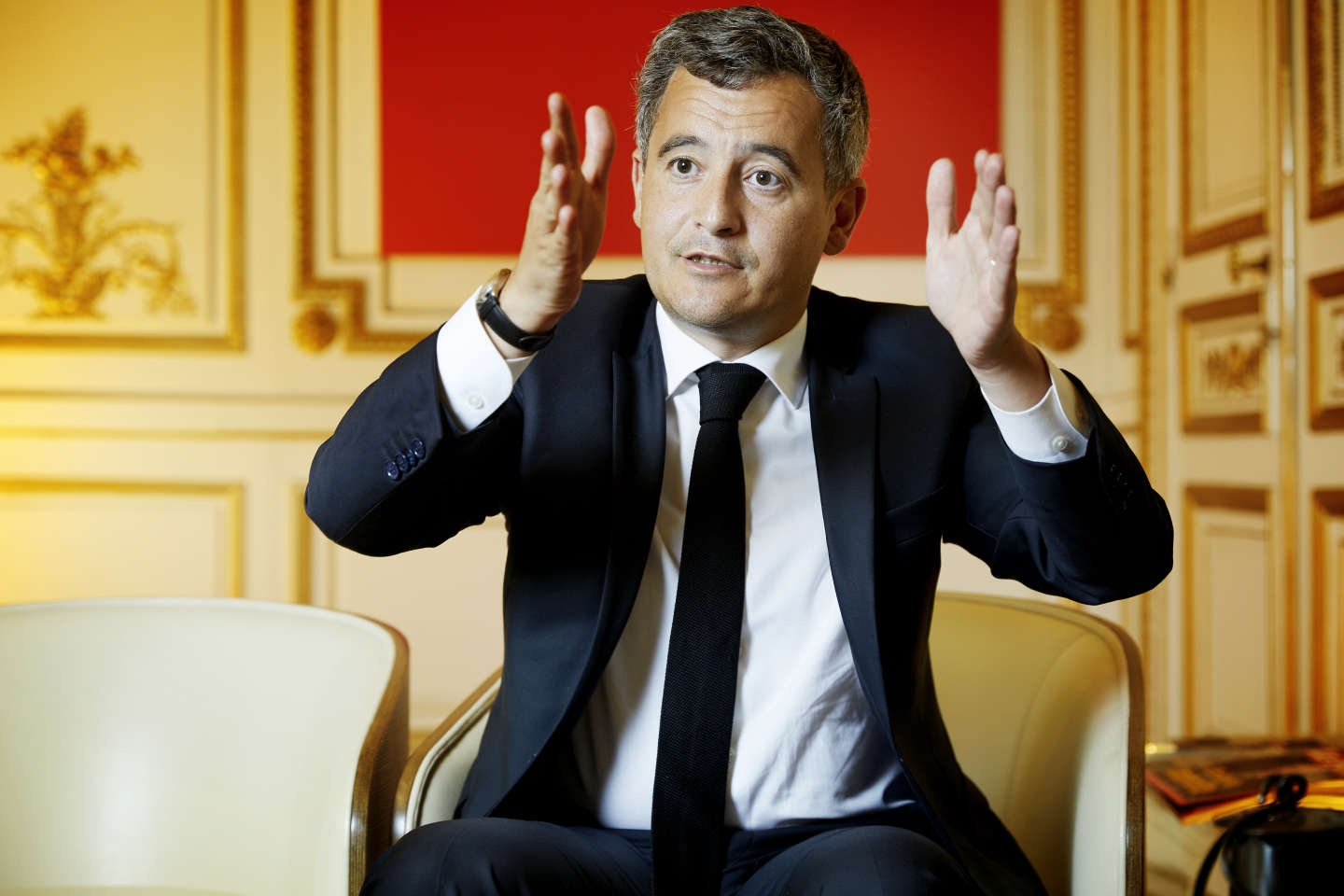 Il ministro francese dell'Interno Darmanin vieta le manifestazioni pro-Palestina Il ministro francese dell'Interno Darmanin vieta le manifestazioni pro-Palestina