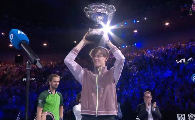 Mitico Sinner, vince gli Australian Open 2024 e conquista il suo primo Slam Mitico Sinner, vince gli Australian Open 2024 e conquista il suo primo Slam