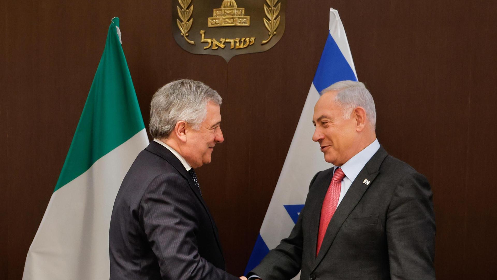Due domande a Tajani sulla 'denazificazione' di Gaza e il concetto di 'proporzionalità' Tajani e Netanyahu