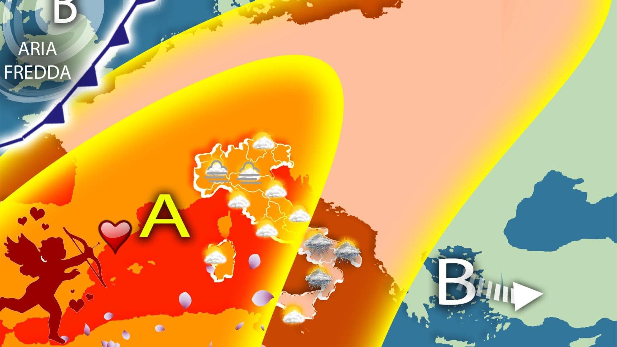 San Valentino all'insegna del bel tempo, cosa ci riserva il week end San Valentino all'insegna del bel tempo, cosa ci riserva il week end