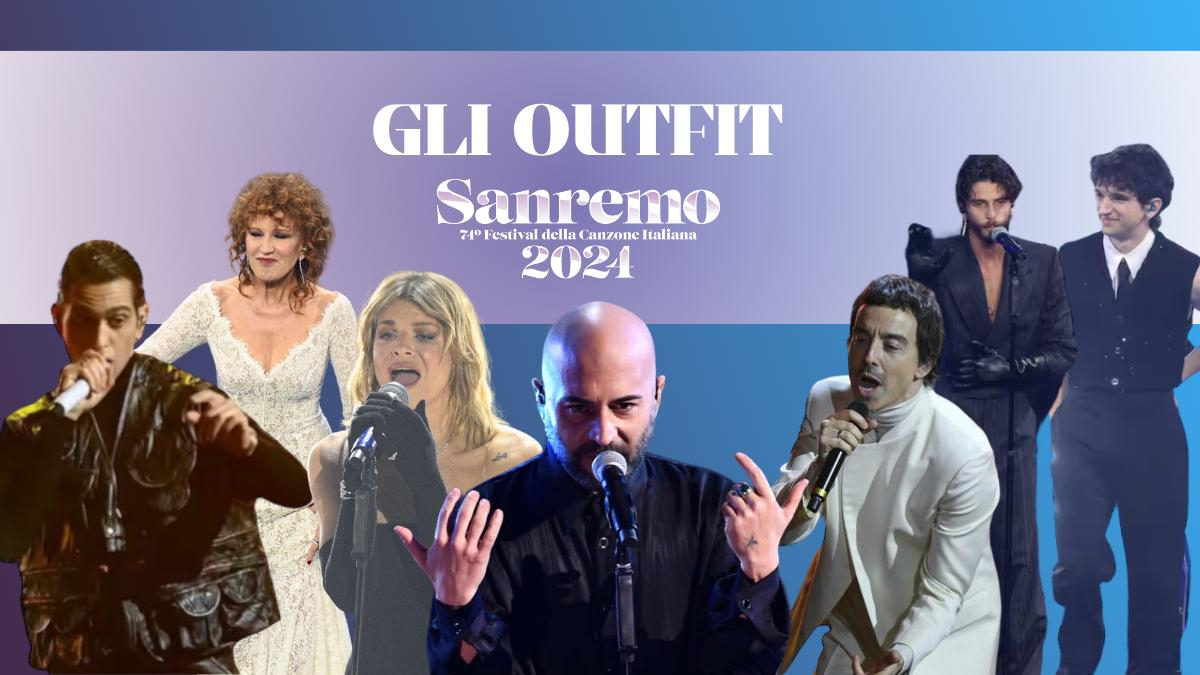 outfit 2 Il nero e i brillantini colpiscono ancora a Sanremo