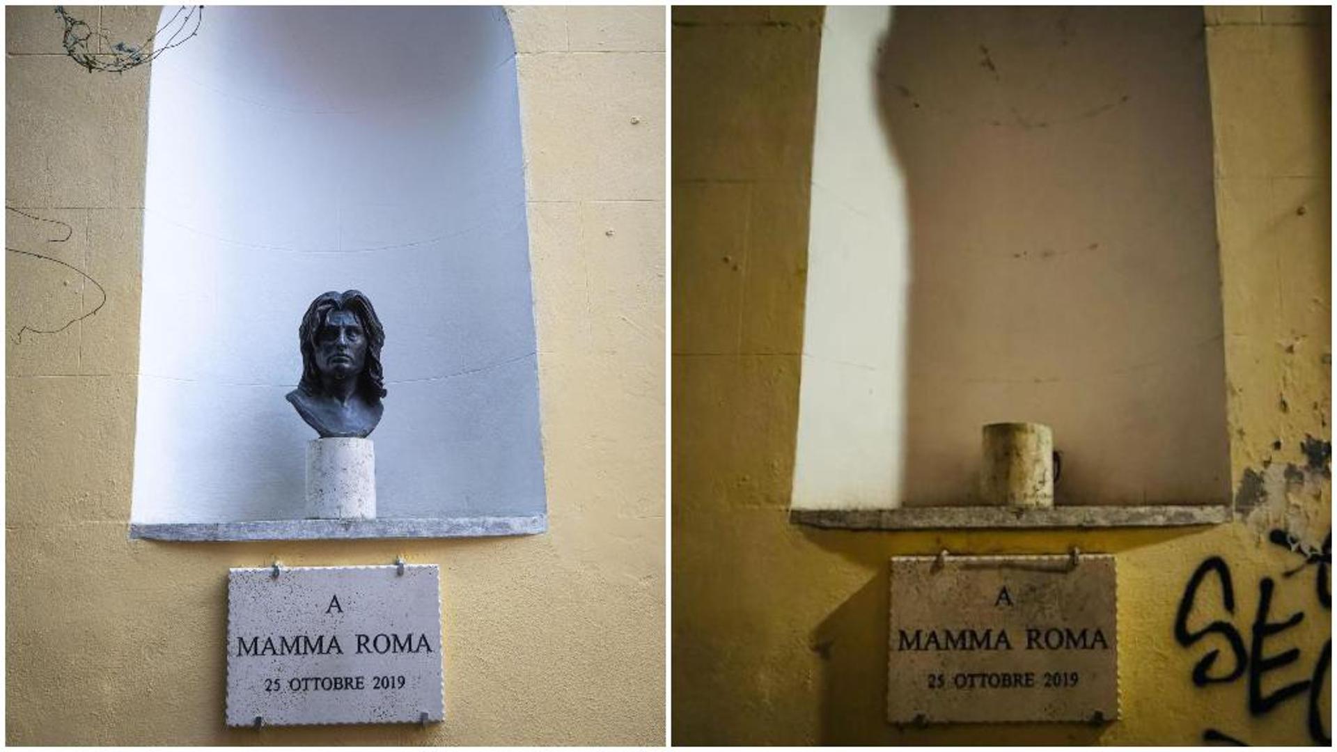 Anna Magnani: portato via il busto di 'Mamma Roma" che ricordava la grande attrice a Trastevere