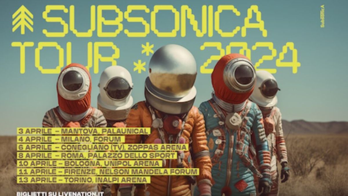 Subsonica 2024 Tour: al via il 3 aprile un'esperienza multisensoriale