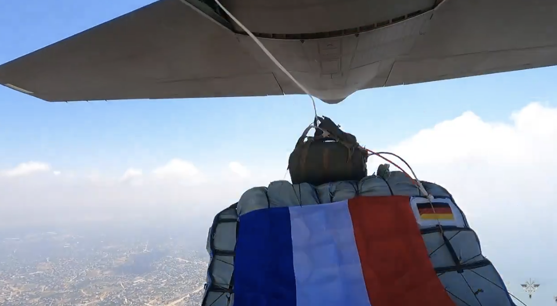 Francia, Germania e Regno Unito lanciano 110 tonnellate di aiuti umanitari a Gaza