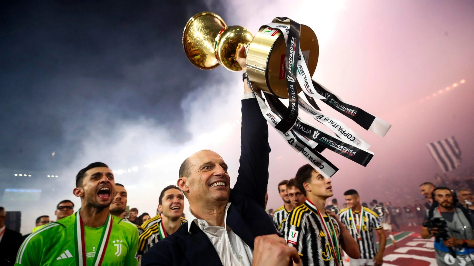 La Juventus vince la 15esima Coppa Italia e Allegri suggerisce l'addio: "La società farà le sue scelte..."