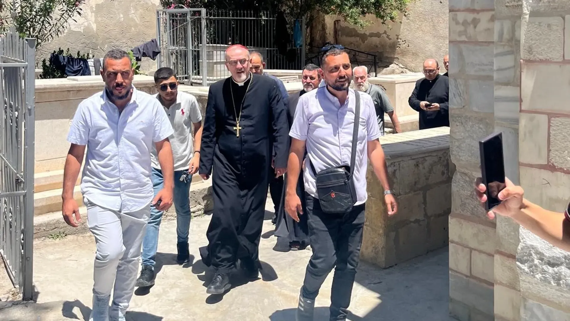 Il Patriarca Latino di Gerusalemme ha visitato Gaza