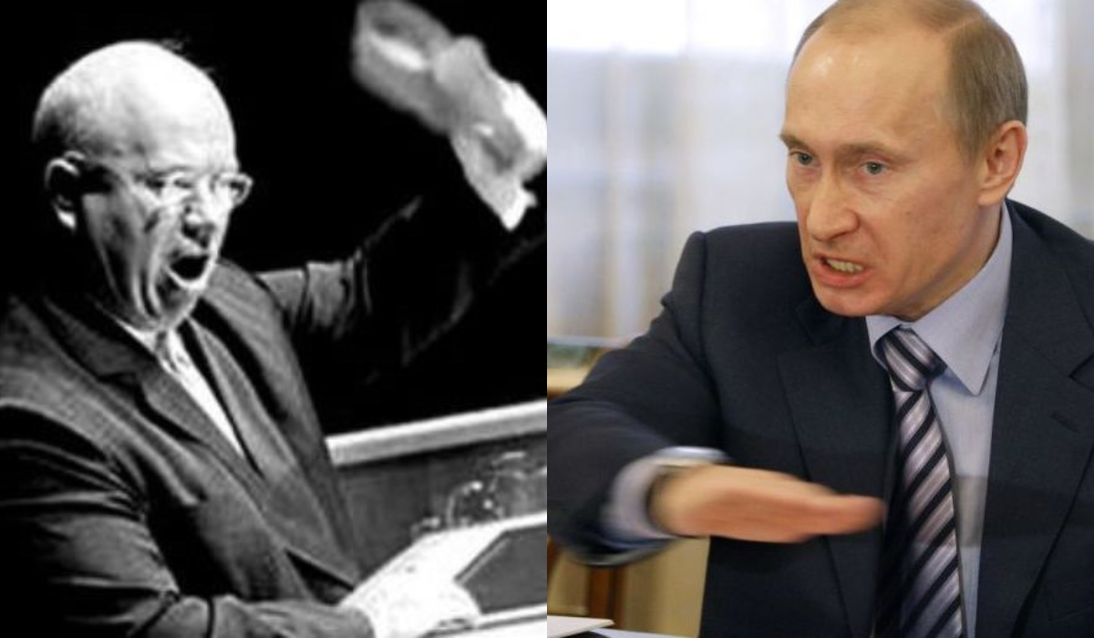 Krusciov La scarpa di Chruščёv e le bombe di Putin