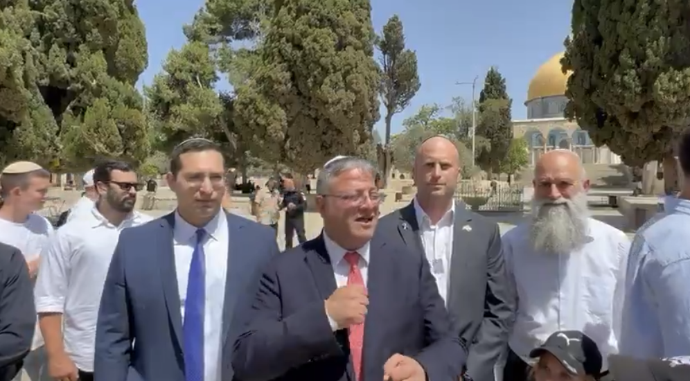 Provocazione alla Spianata di al-Aqsa: Ben-Gvir guida l’irruzione nel luogo sacro dell’Islam nel "Giorno di Gerusalemme"