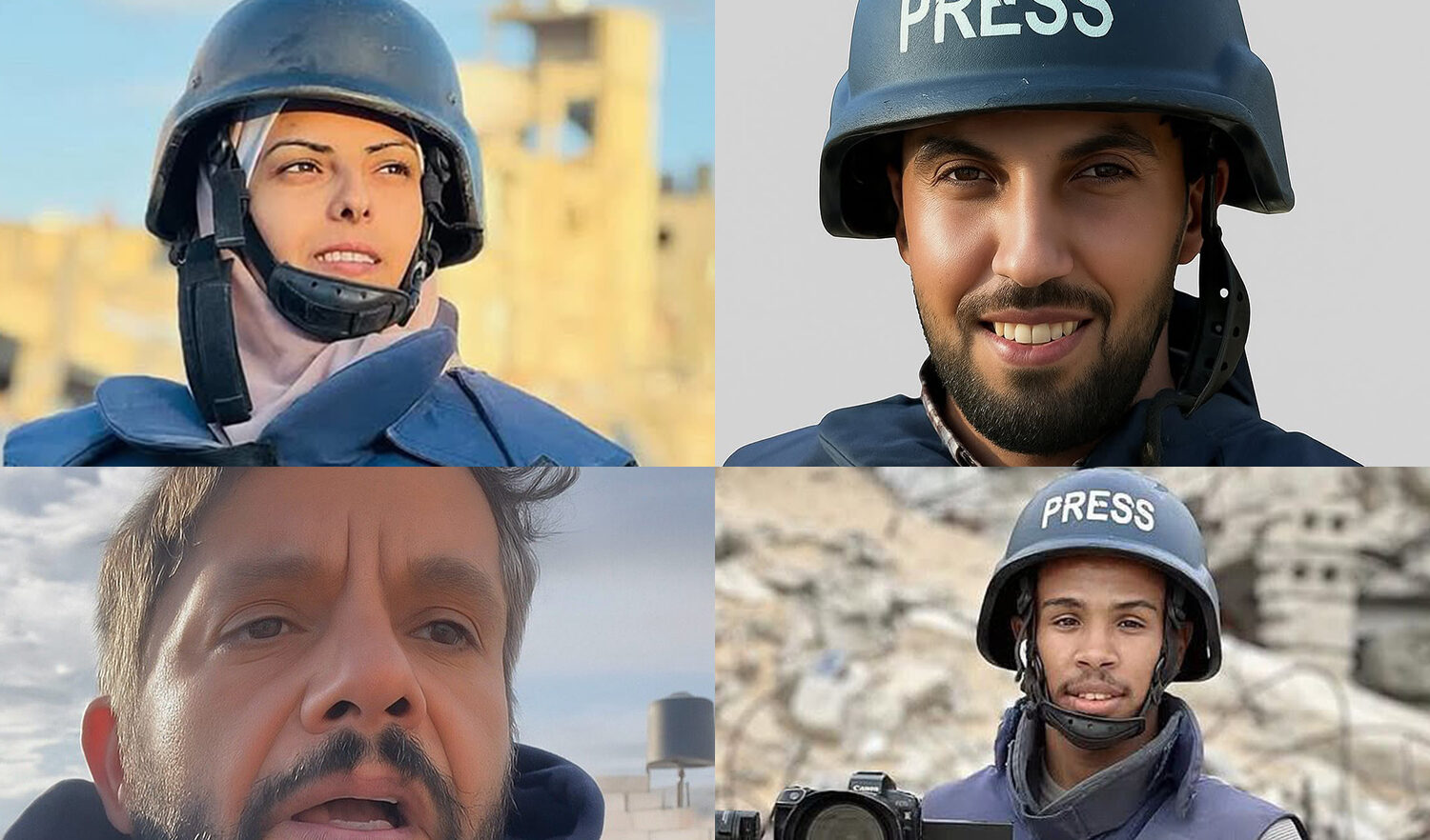 Gaza, strage di giornalisti in un raid criminale israeliano su un ospedale Gaza, strage di giornalisti in un raid criminale israeliano su un ospedale