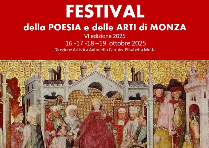Monza: la sesta edizione del Festival della poesia è dedicata alla pace