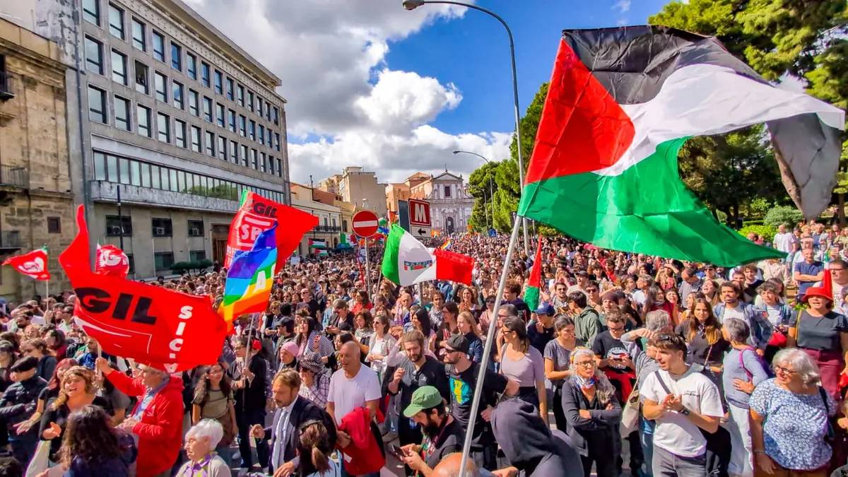 Sciopero generale per Palestina e Flotilla: oltre 2 milioni e 100 diverse manifestazioni