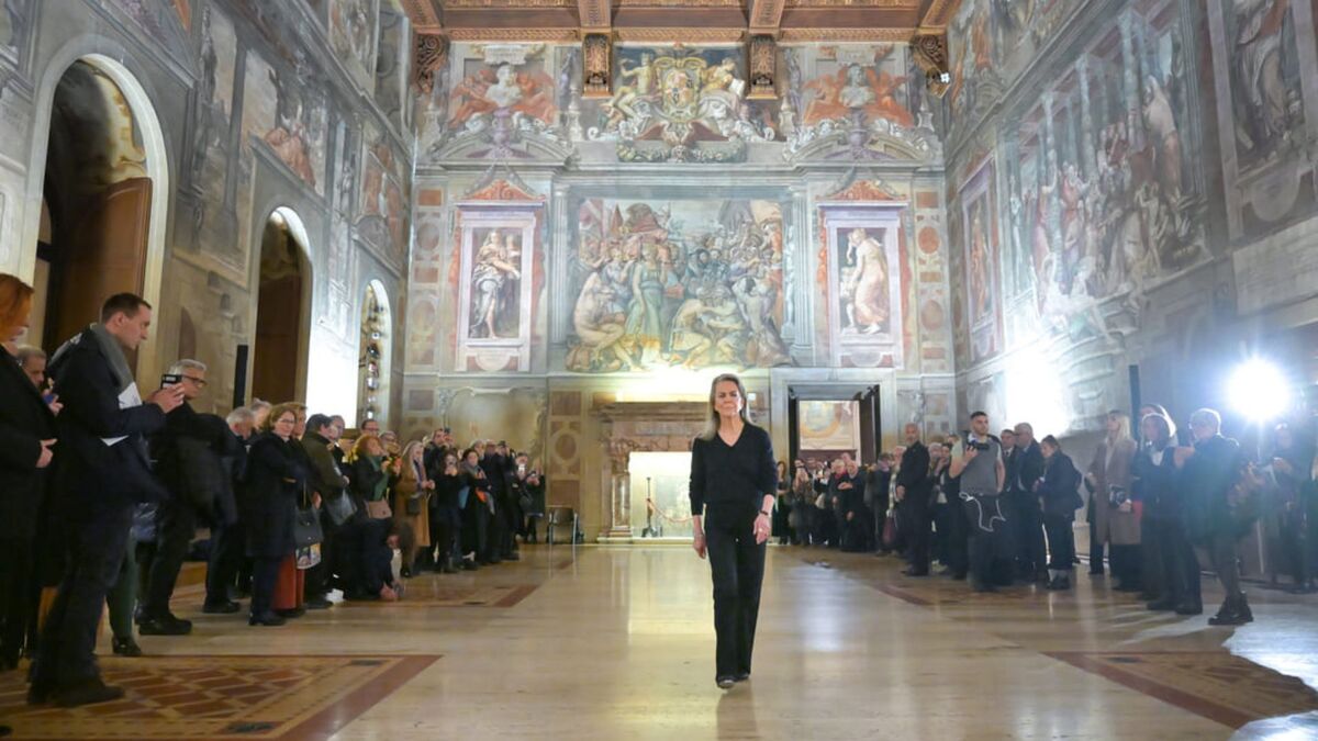 Linda Karshan al Palazzo della Cancelleria con De Humana Mensura - intervista di Alessia de Antoniis