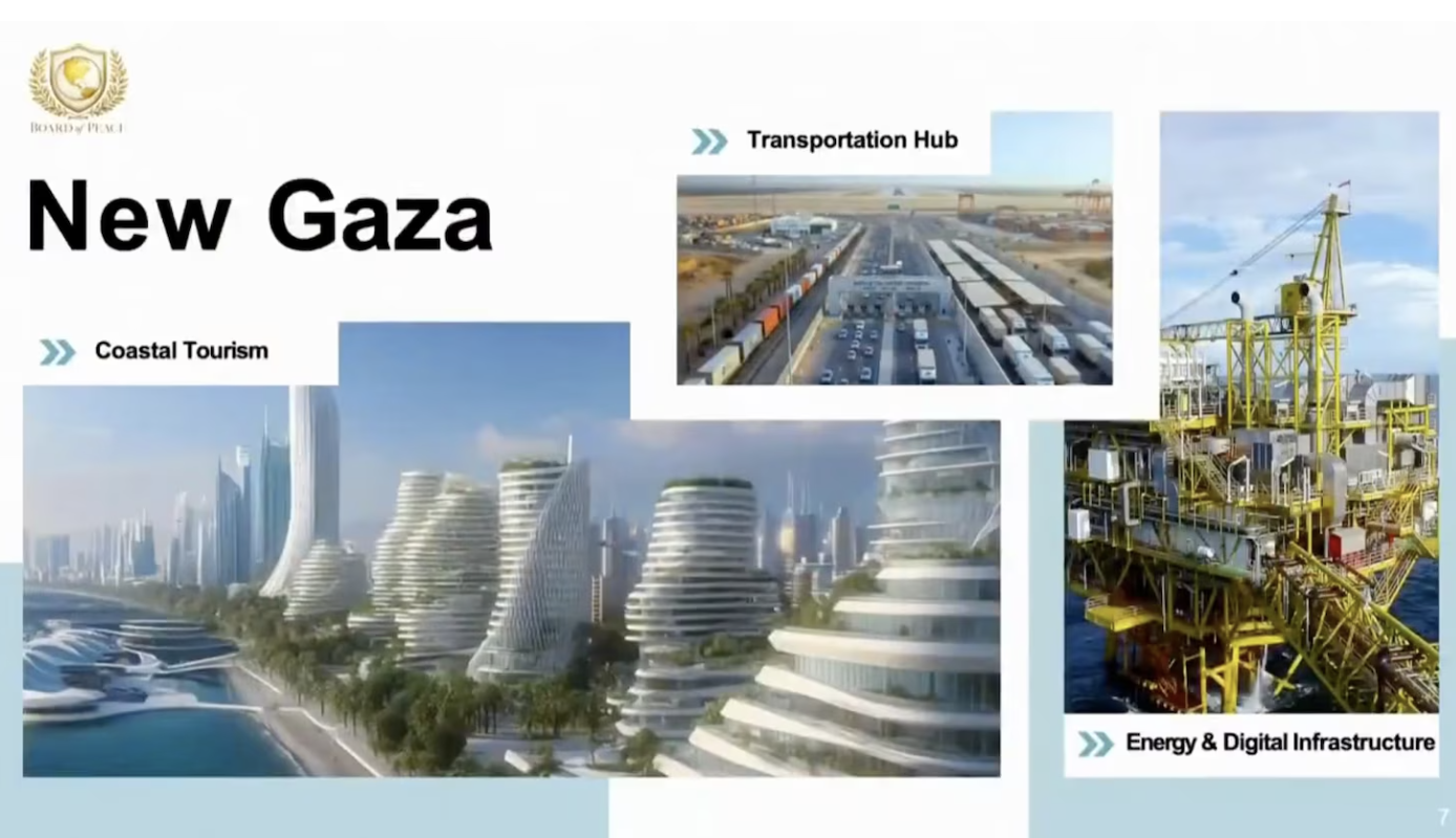 Screenshot 2026-01-23 alle 16.14.41 Nuova Gaza: così i ricchi del mondo vogliono costruire torri e resort sui cadaveri insepolti dei palestinesi