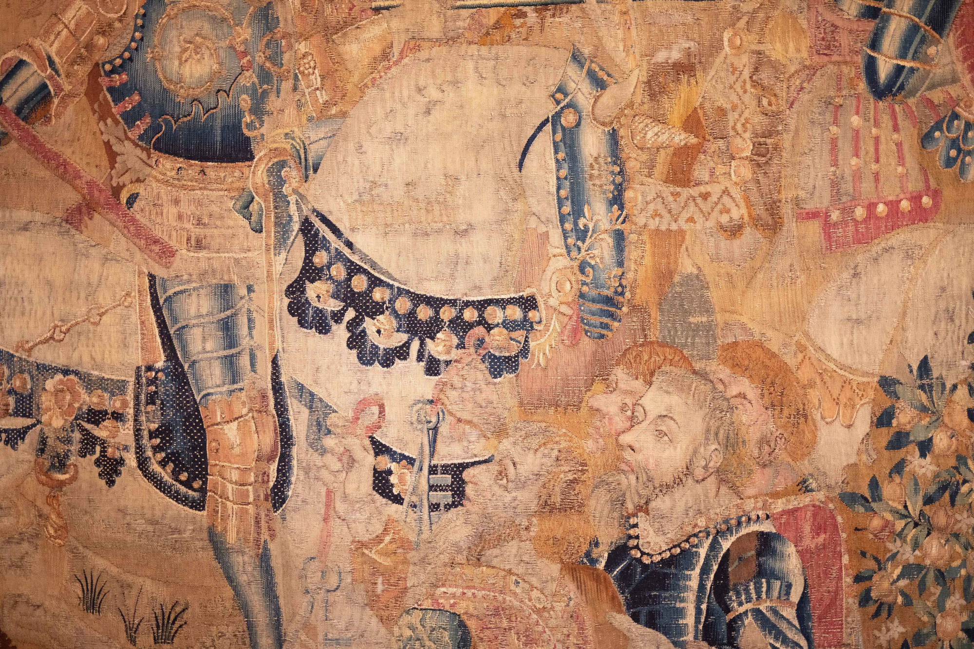 arazzo-fondazione-cini-entrata-in-palestina-vespasiano-3 Torna a Venezia l'arazzo del Quattrocento