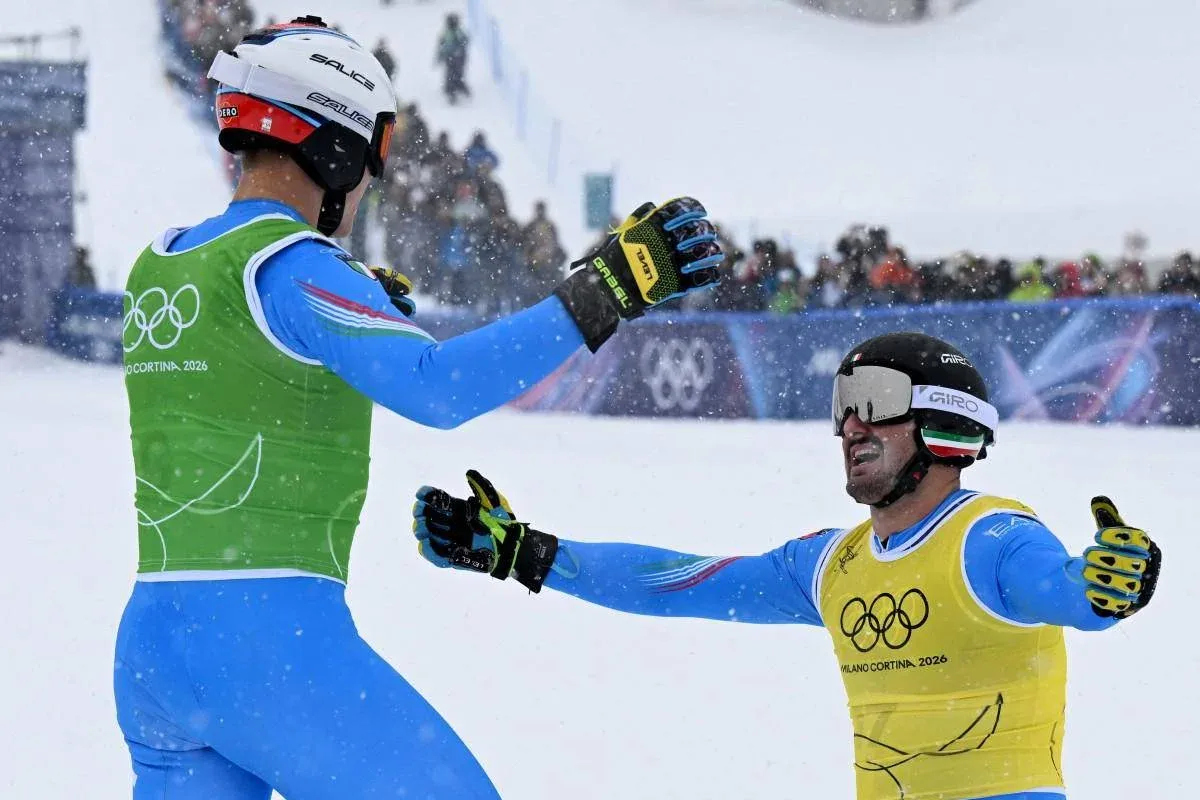 deromedis_tomasoni_milano_cortina_afp Un oro, due argenti e tre bronzi: l’Italia raggiunge quota 30 medaglie