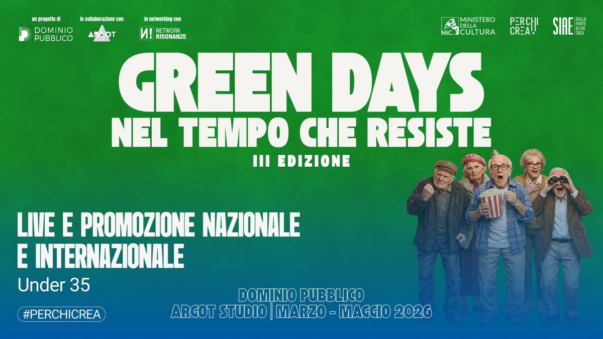Green Days – Nel tempo che resiste, rassegna teatrale Under 35 di Dominio Pubblico all’Argot Studio di Roma dal 7 marzo al 31 maggio 2026 - intervista di Alessia de Antoniis