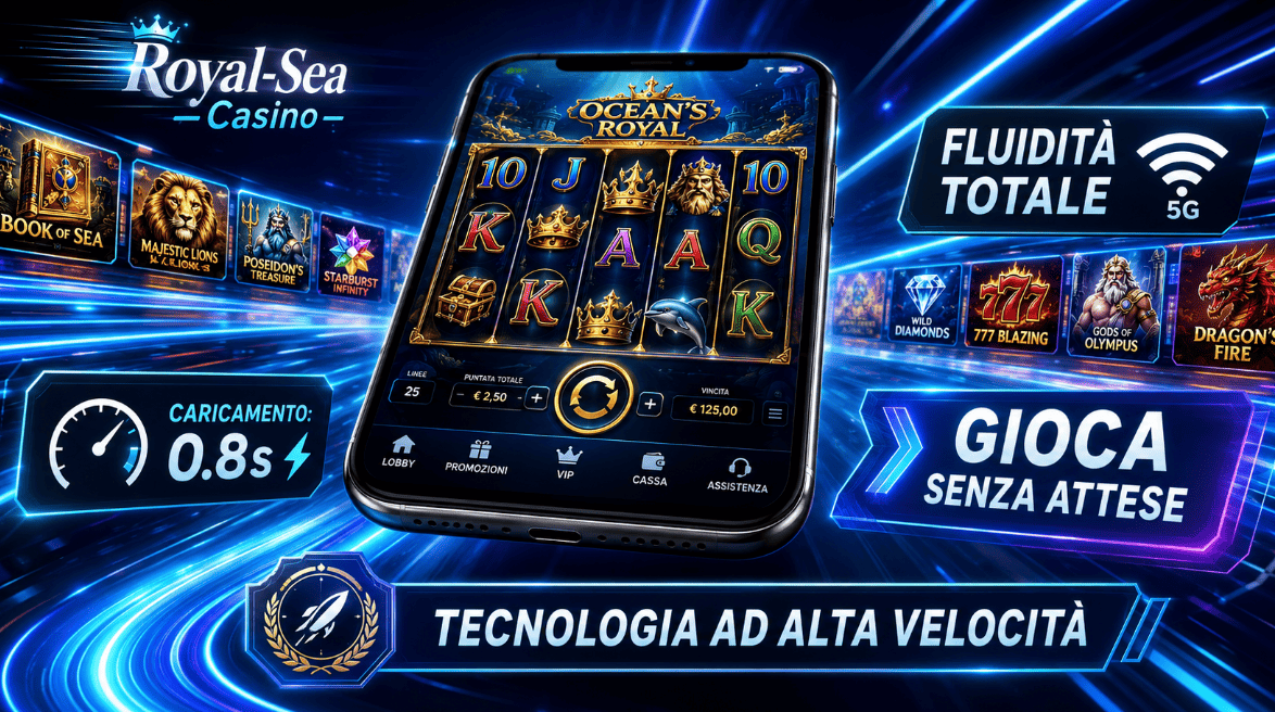 Come la velocità di caricamento nel Royal-Sea casino rende le slot più immediate