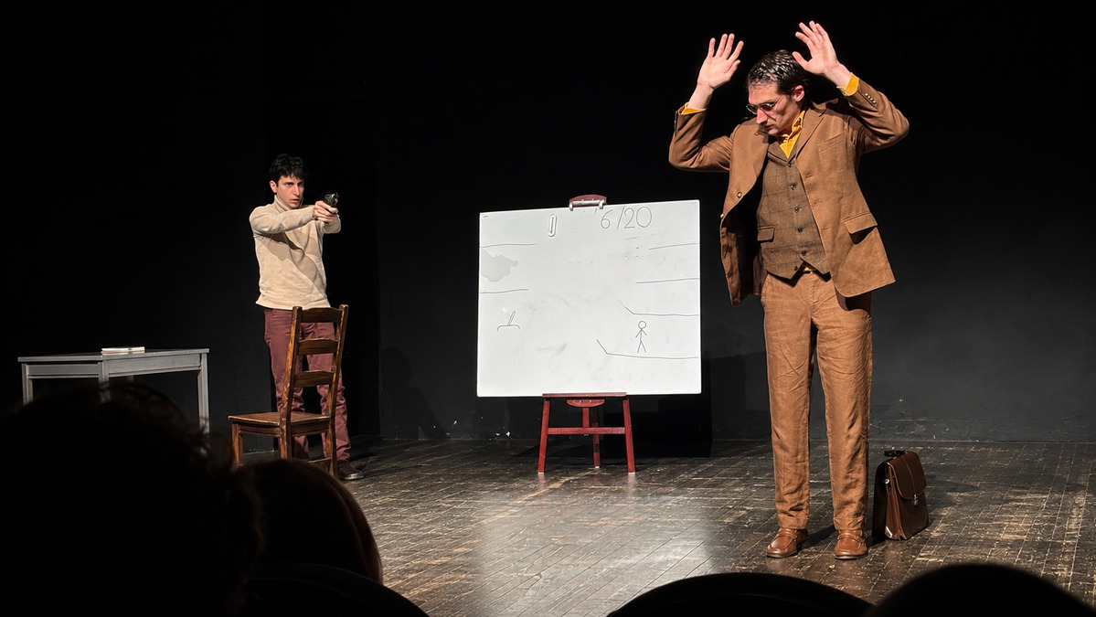 Il pedagogo dell’infame - Marco Gualco - Riccardo Cacace - Teatro Tordinona - Festival Inventaria - recensione e foto di Alessia de Antoniis