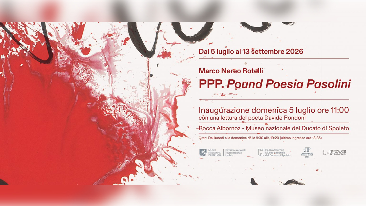 PPP.-Pasolini_web_invito-900×400-px-178-1536×683 (1) Spoleto, Rotelli racconta Ezra Pound e Pier Paolo Pasolini nella mostra “PPP”