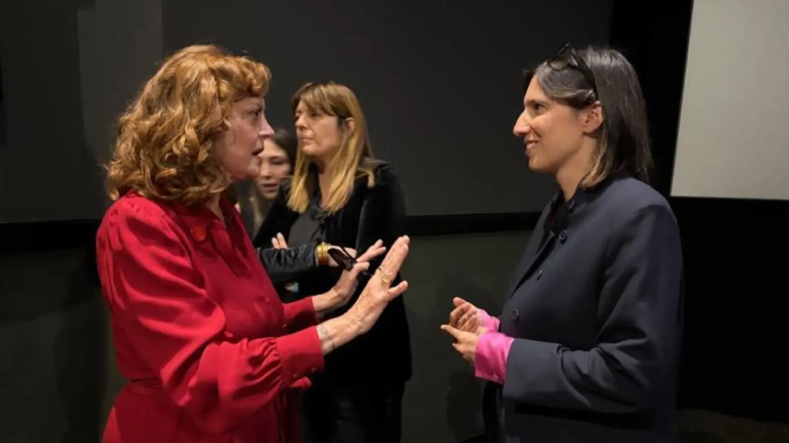 Susan Sarandon, Pina Picierno e il "campo Netanyahu"